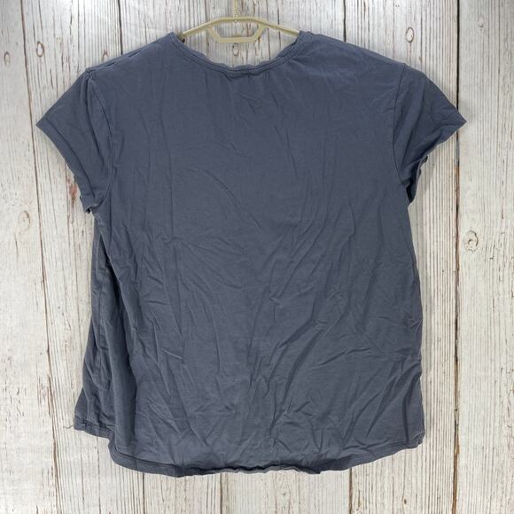 Terra Sky Tee Shirt Women Plus 1X Gray Today Is Not The Day 100% Cotton - Picture 3 of 6